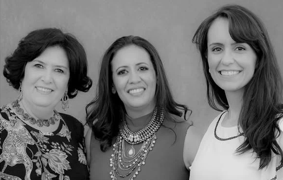 Sidineia Andreão, Cintia Brito e Fernanda Grillo, sócias da 4Design